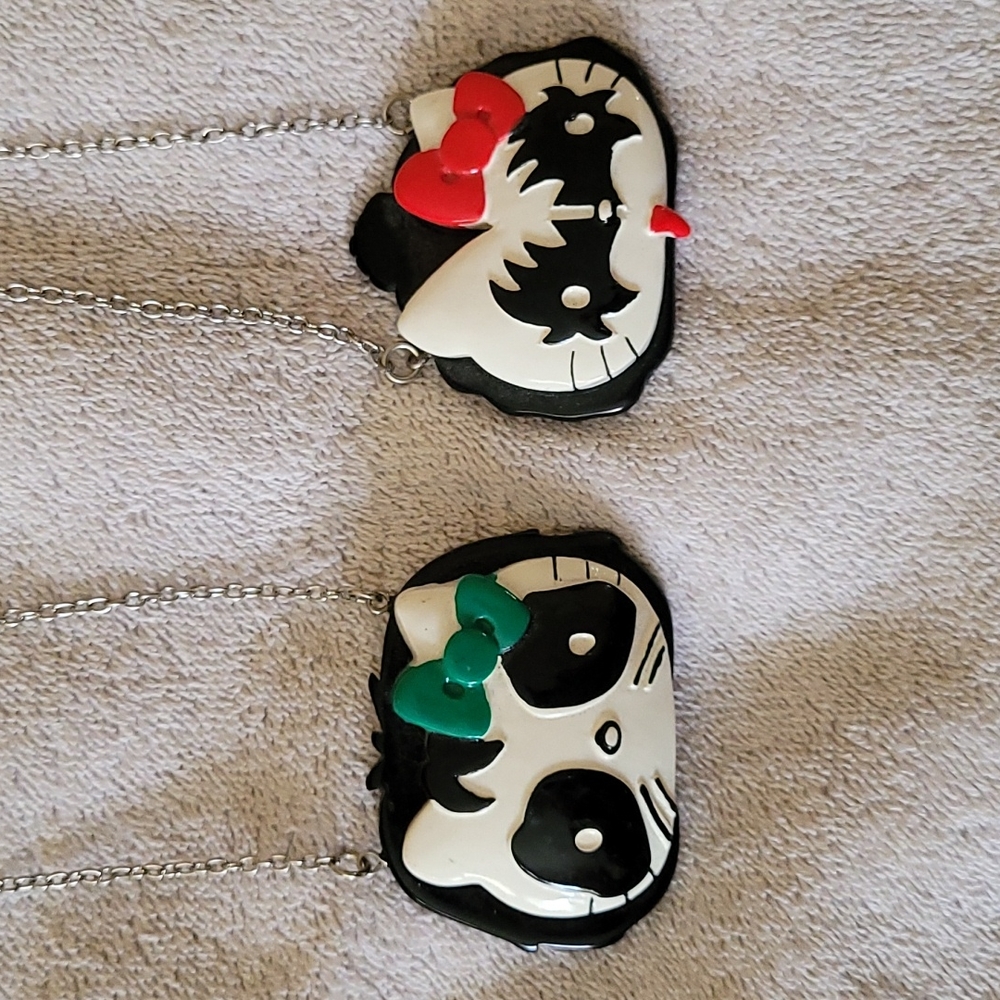 Hello Kitty x Kiss necklaces